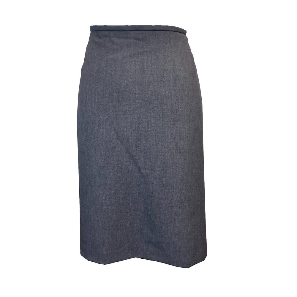 Tahari Skirt size 16 Heather Gray Straight Knee Career Suit Professional Church